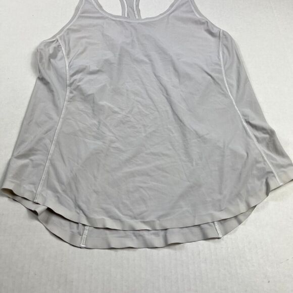 Lululemon Womens Racerback Performance Tank Top Gray Sleeveless Lightweight 4/6 - Picture 2 of 10